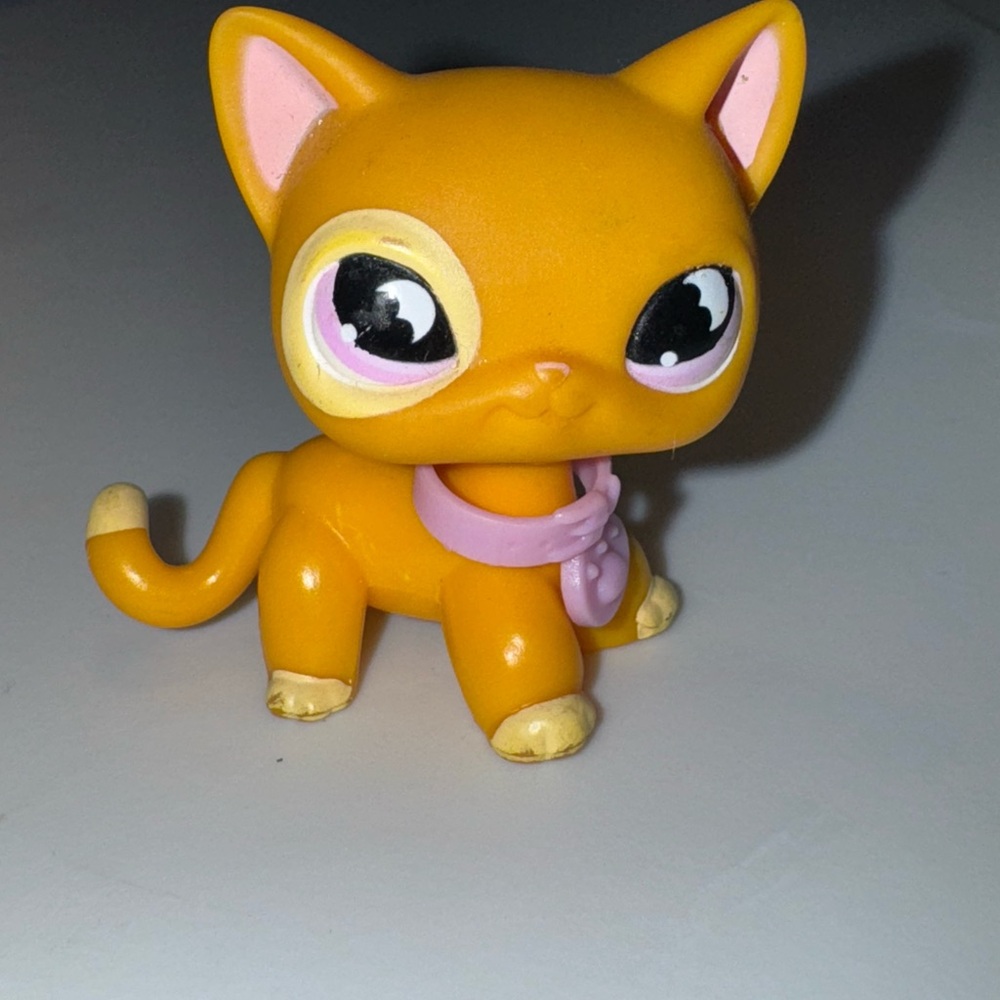 Littlest Pet Shop Orange Shorthair cat #855 AUTHENTIC